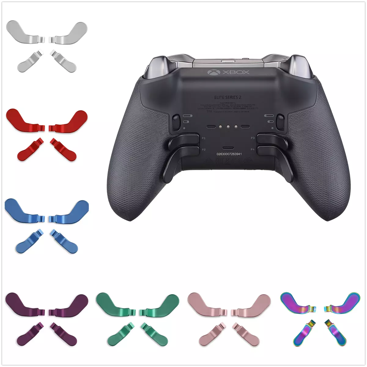 Metal Paddles For Xbox Elite Series 1 Controller 4-in-1Hair