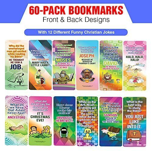 Christian Jokes Bookmarks Series 1 (60-Pack) 704452112730 | eBay