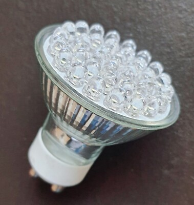Spotlight 38 LED Reflektor 2W GU10 Kaltweiß 230V 90 Lumen