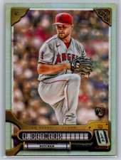 2022 topps gypsy queen baseball reid detmers chrome rookie refractor #198