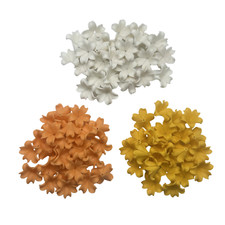 25 PCS Mini Puakenikeni Clay Beads 2.5 cm for Jewelry Making, Craft Supplies