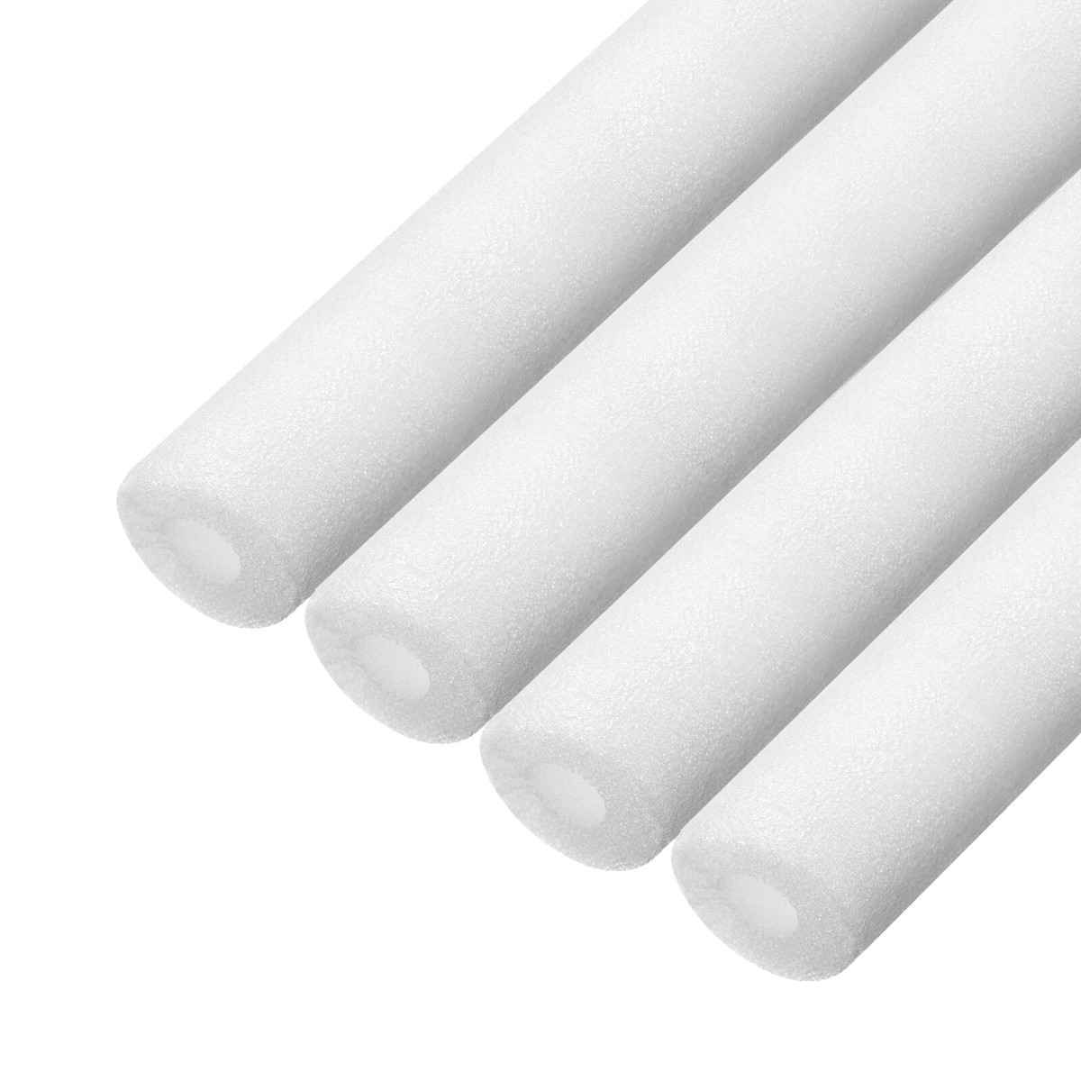 4pcs Pipe Insulation Foam Tube Pipe Lagging 10mm ID 30mm OD 3ft