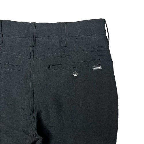 Hurley x Nike Dri Fit Golf Short Boys Black Flat Front Chino Size 10 - Picture 7 of 7