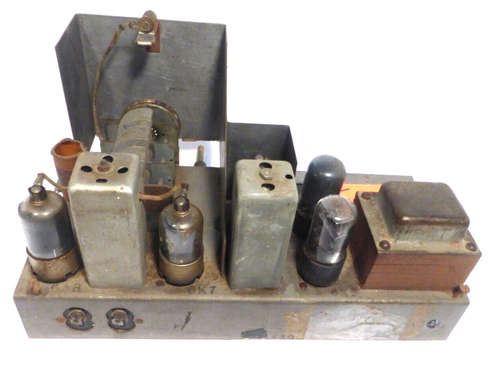 vintage SETCHELL CARLSON 588 DA TAVOLO: CASSA non testata con TUTTI E 5 I TUBI - Foto 5 di 7