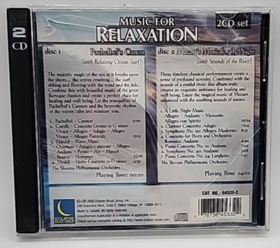 Relaxing Ocean Surf/Sounds of by Music for Relaxation (CD, 2000