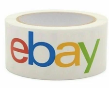 1 Roll 2" x 75 yds Official eBay Branded Packaging Packing Sealing Carton Tape