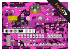 Korg Electribe SX SD Pink Camo Protective Decal StyleFlip Skins