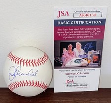 Joe Maddon Signed Autographed Rawlings MLB Baseball Chicago Cubs JSA