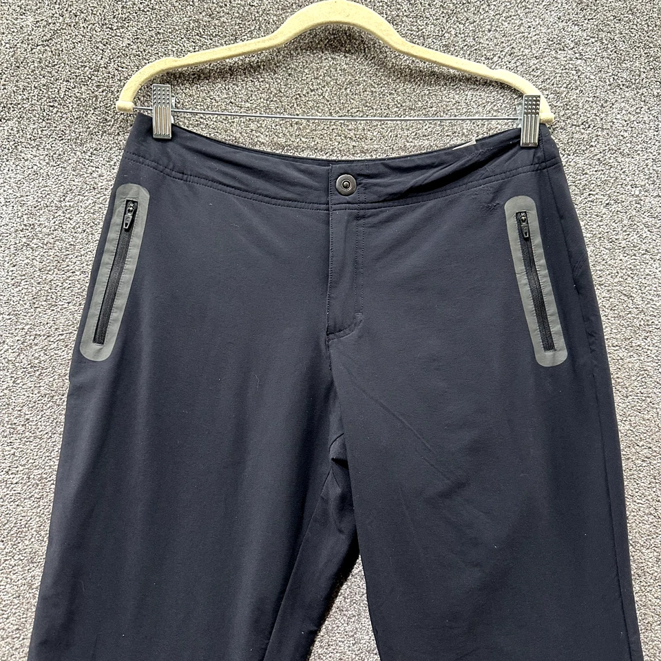 Cabela's Hiking Pants Women 8 Black Mid Rise Straight Leg Lightweight Nylon - Image 3 of 4