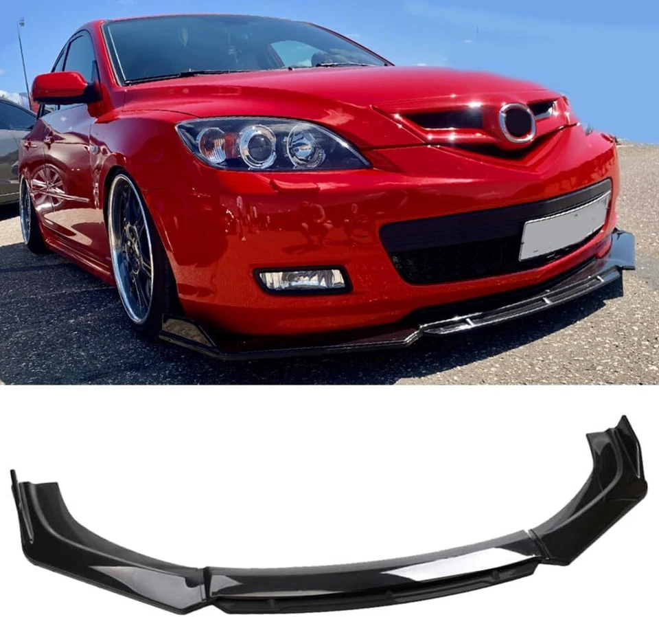 For Mercedes-Benz Front Bumper Lip Spoiler Splitter Side Skirt Rear Strut-Rod Foto 2 de 4
