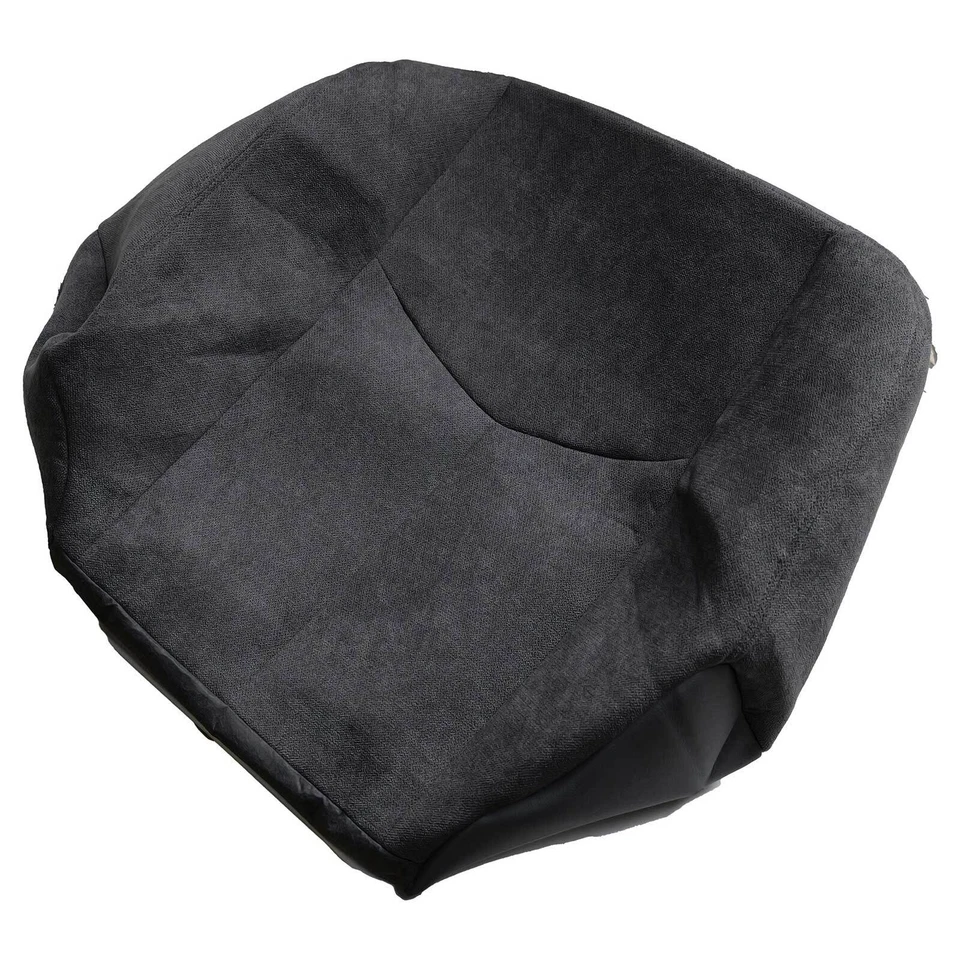 Cubierta de asiento de tela gris ceniza inferior del lado del conductor para GMC Sierra 1500 2500 2003-2007  Foto 3 de 4