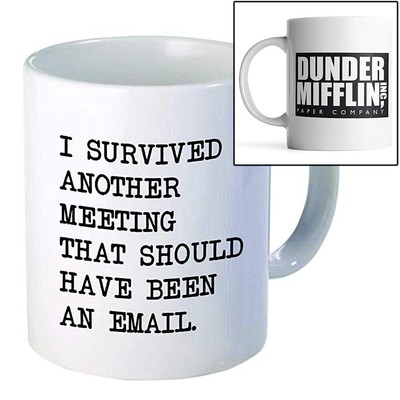 I Survived Another Meeting Should Have Been An Email Funny Coffee Mug Ebay