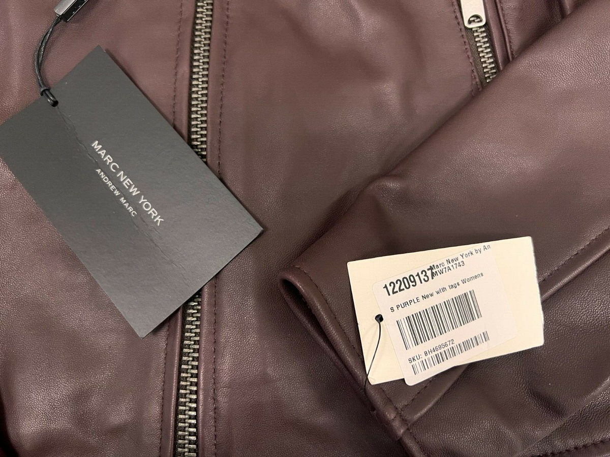 New - Marc New York Women's Leather Quilted Shoulder New - Marc New York Women's Leather Quilted Shoulder