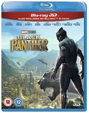Black Panther Marvel 3d and 2d Blu-ray All Region