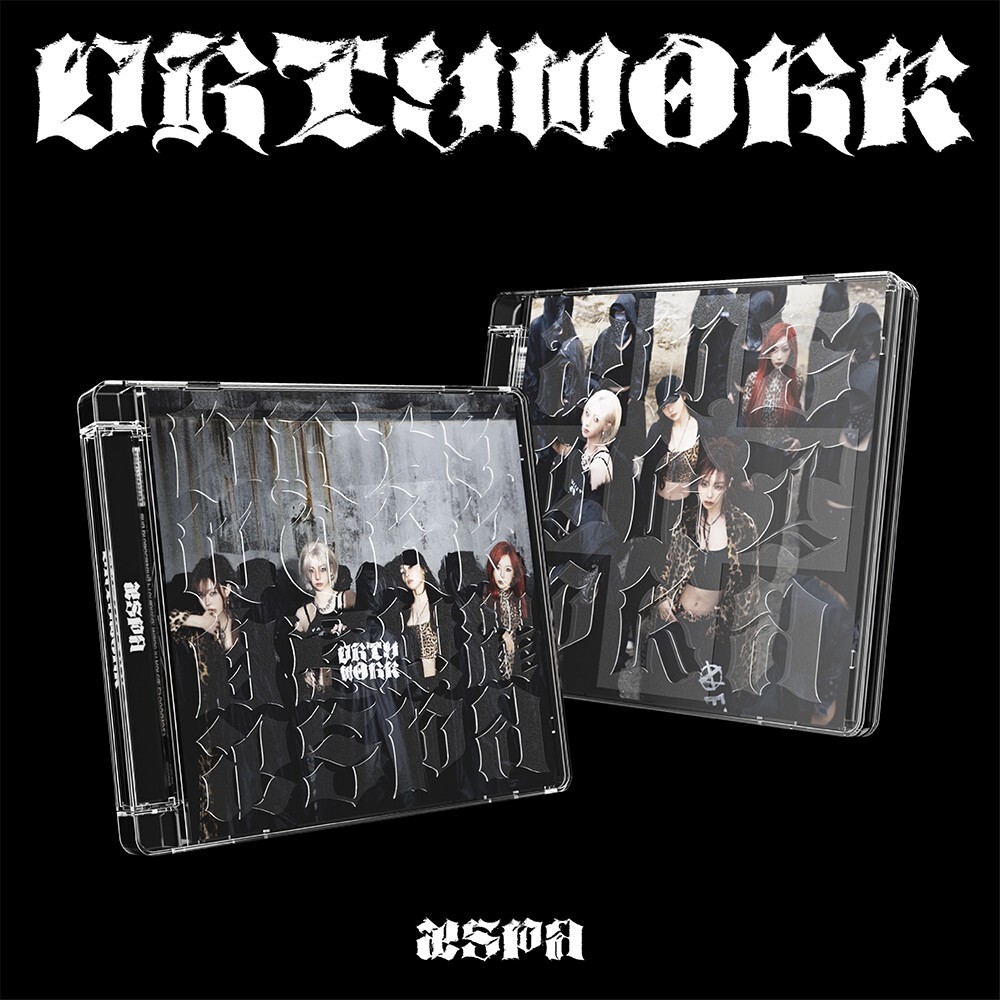 レトリバー aespa dirty work 2形態セット ① AESPA DIRTY WORK Album DIRTY CODE 2 Ver SET/2CD+2Booklet+
