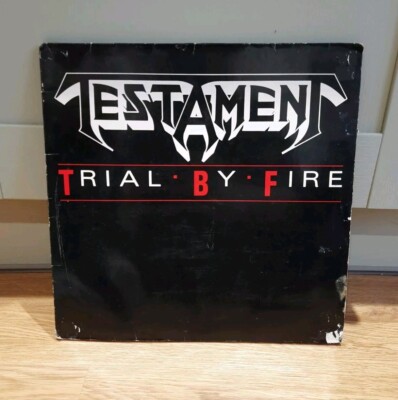 TESTAMENT - Trial By Fire (1988) Vinyl 1st Press Thrash Metal Heavy Rock 