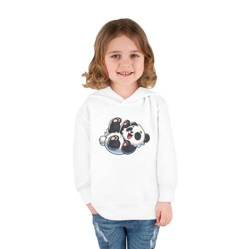 Playful Tumbling Panda Toddler Hoodie, Cute Animal Kids Sweatshirt - Picture 5 of 61