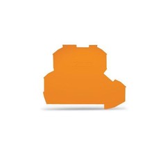 10pcs WAGO 2002-2292 End and Intermediate Plate 0.8 mm Wide Orange  New