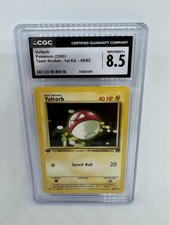 Here Comes 1st Edition Voltorb 69/82  Team Rocket Pokmon Card (Near Mint  Condition) First Edition Pokmon Individual Team Rocket Cards