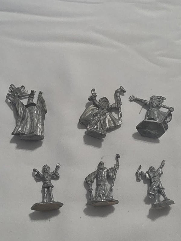 Metal Miniature Figures RPG Wargames D&D Wizzards Warlocks Mange #1
