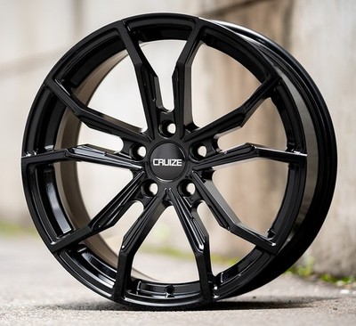 18 Zoll schwarze ST2 Alufelgen passend für Volkswagen Golf Mk5 Mk6 Mk7 Mk8 5x112