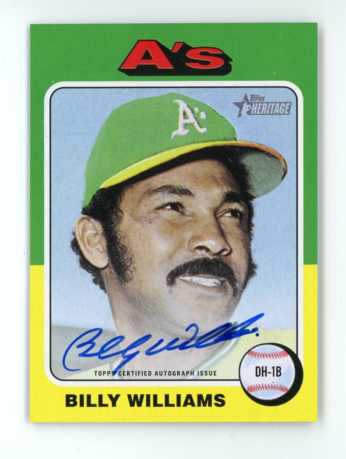 2024 Topps Heritage #75RO-BW Billy Williams Real One Auto