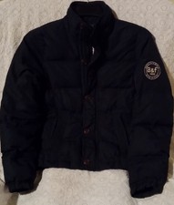 Abercrombie Kids Hooded Down Puffer Jacket Navy Blue Lg. OBO.