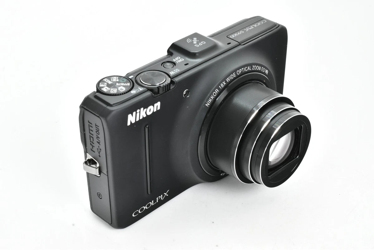 Nikon COOLPIX S9300 16.0MP 18xOptical Zoom Digital Camera Black