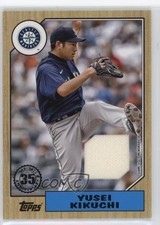 2022 Topps Series 1 1987 Topps Baseball Relics Yusei Kikuchi #87R-YK g5e