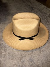 Cuauhtemoc Straw Hat 59 Sombreros Alta Calidad Western Retro