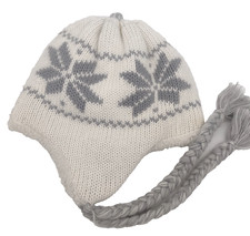 ACG NIKE Women's Gray Polar Bear Winter Beanie Hat