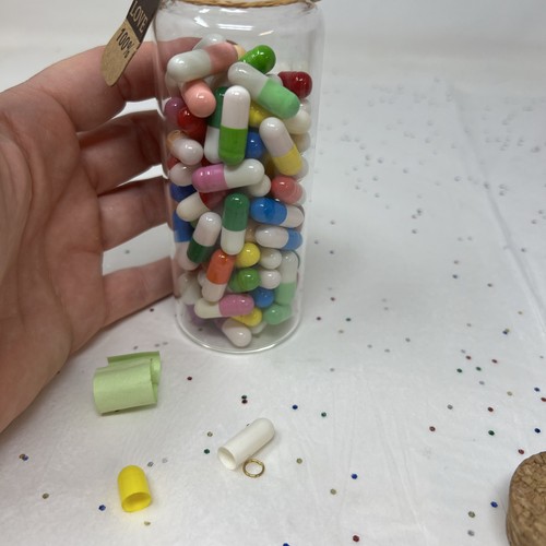 Capsule Love Letters in a Bottle DIY LOVE Notes Messages Sweetheart - Picture 8 of 11