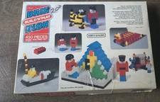 VINTAGE Sears Brix Blox Build N Play 450 Pieces In original box