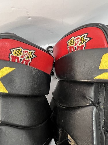 Rare STX Agent Lacrosse Gloves 7 UMD University Of Maryland Flag Terps Logo - Picture 4 of 15