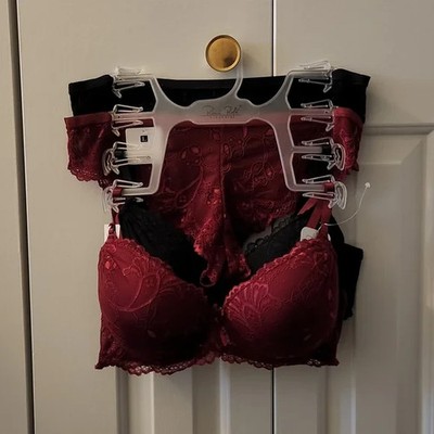 Rene Rofe 4 Piece Lingerie Set (2 Bras/2 Tangas)