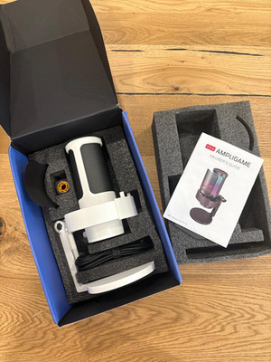 Fifine AMPLIGAME A8 USB Gaming Mikrofon mit RG - neu weiß