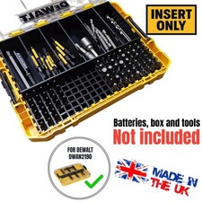 Impact bit holder insert for DEWALT Medium ToughCase ( 6 compartment +120  bit )