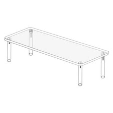 Acrylic Display Stand Figure Toy Organizer Multifunctional Gift Single Layer