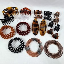 21 Assorted Hair Accessories Claw Clips Bird Nest French Duckbill Comb Headbands
