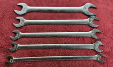 Vtg. Craftsman 5 Pc. Tappet Open End Wrench Set 38 To 78 V-series--free Ship