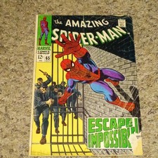 Marvel Comics The Amazing Spider-Man #65 1968 Stan Lee Romita Escape Impossible!