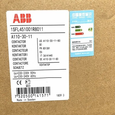 1pcs New  Contactor A110-30-11 220VAC ( A1103011220VAC ) *yt