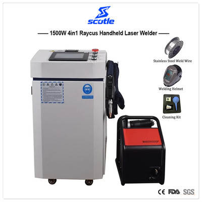 1500W 4in1 Raycus Handheld Laser Welder Laser Welding Cutting Cleaning Machine