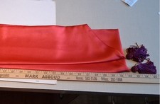 Red Satin sash 124" long, 5.5" wide Civil War, GAR, UCV, SUVCW