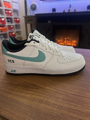 Nike ID By You Air Force 1 Shoes Men's SZ 11 White/Teal/Black DO7416-991