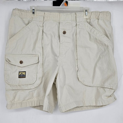 #ad Vintage Tommy Bahama Cargo Shorts Mens Large Tan Key Largo Beach Pockets Casual $30.00