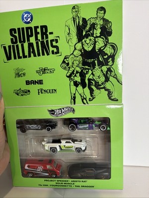 Hot Wheels Silver Series DC Batman Super Villains 5-Pack NEW SEALED 2026 Mattel