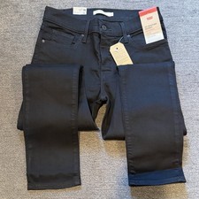 NWT Levi's Women's 311 Shaping Skinny Jeans Size 28 x 28 Black Mid Rise Stretch