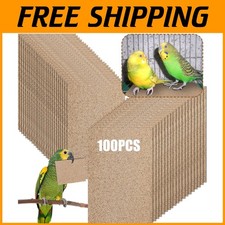 Calcium Birdcage Sandpaper Liners for Cockatiels, 11x17 Inch