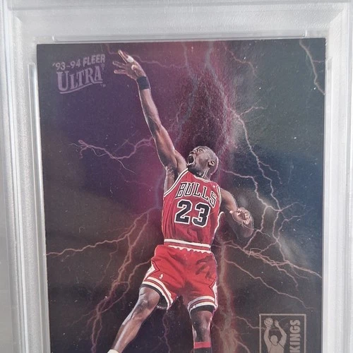 1993-94 Fleer Ultra Scoring Kings #5 Michael Jordan Chicago Bulls PSA 7 NM